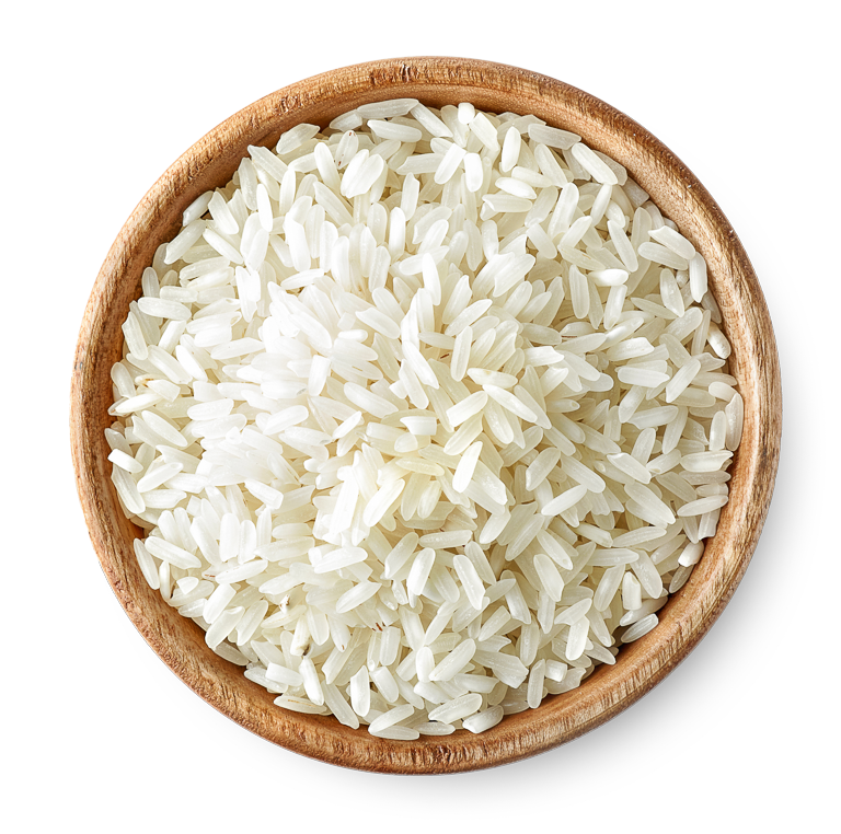 riz blanc pour un poke bowl